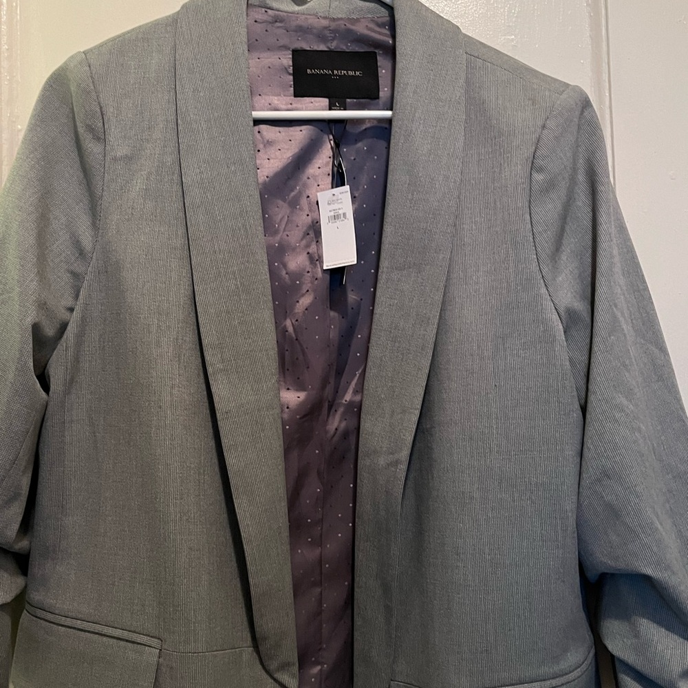 Banana Republic Gray Women's Blazer